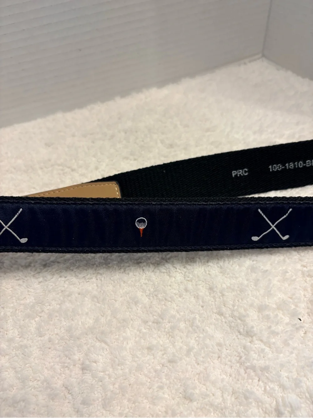 Nexbelt Men’s Ratchet Hampton Golf Tee Time Ribbon Belt Cut to 39 Inches
